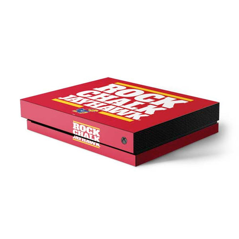 University of Kansas Rock Chalk Jayhawk Xbox One Skins